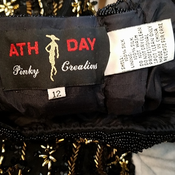 Ath Day Pinky Creation  sequenced long dress - Picture 7 of 7